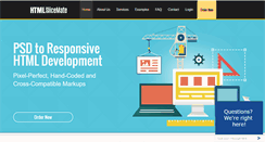 Desktop Screenshot of htmlslicemate.com